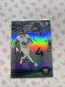Tank Bigsby Emerald Green Rookie RC 2023 Illusions Card #51 Jacksonville Jaguars - Picture 1 of 2