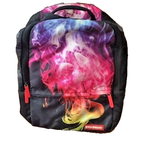 Mochila SPRAYGROUND PIPE DREAM Negra Humo Arco Iris Laptop Tablet Libro - Imagen 1 de 24