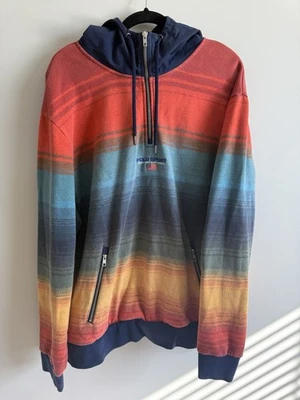 Nuevo sin etiquetas Polo Sport Ralph Lauren Para hombres Rayas Cuarto Cremallera Polar Sudadera con Capucha Talla XXL Foto 1 de 4