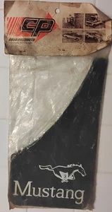 Vintage MUSTANG Mudflaps by CP Auto Products Los Angeles NOS Original package - Picture 1 of 6
