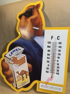 Vintage 1992 R. J. Reynolds Joe Camel Insegna Termometro Sigaretta Collezionismo 18" - Foto 1 di 10