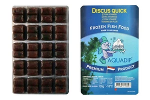 Aquadip Frozen Discus Quick with Vitamins Food 100g Blister Pack Fish Aquarium - Picture 1 of 1