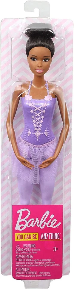 Mattel Barbie You Can Be Anything Ballerina Doll Aa Asha Face Purple Gjl61
