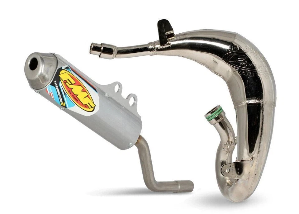 Sistema de escape FMF - Tubo graso y silenciador Turbinecore 2 para 03-on Kawasaki KX65 Foto 1 de 1