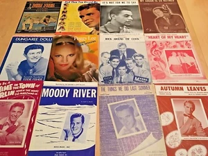 Vintage Sheet Music Single lot mixed Music #40 - Picture 1 of 7