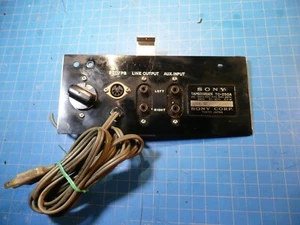Piezas de repuesto grabadora de cinta de carrete a carrete Sony TC-250 panel lateral de entrada salida - Imagen 1 de 4