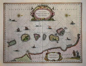 ASIEN - MOLUKKEN - INSULARUM MOLUCCARUM NOVA DESCRIPTIO, JANSSONIUS, 1646. - Bild 1 von 1