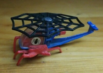 Vintage Corgi Juniors SPIDER-MAN Spidercopter Diecast Helicopter Toy (Damaged)  - Image 1 of 3