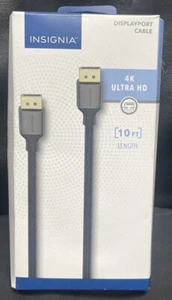 Insignia 3m (10 ft) DisplayPort to DisplayPort Cable 4K Ultra HD (NS-PCDPDP10-C) - Picture 1 of 3