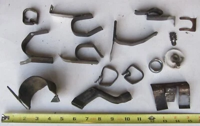 1968 Chrysler Imperial Wiring Harness Bracket / Int Parts Lot Used Orig 68 - Image 1 of 3