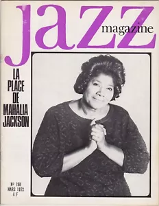 FRENCH JAZZ MAGAZINE 198 MARCH 1972 MAHALIA JACKSON - Foto 1 di 1