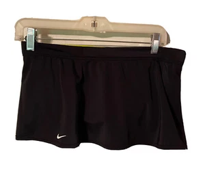 Nike Court Size 10 Slim Fit Womens Black Tennis Skirt Skort Athletic  T20 - Picture 1 of 4