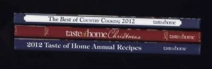 Menge DREI Hardcover-Bücher * EIN TASTE OF HOME 2012 * Land - Weihnachten - jährlich - Bild 1 von 5