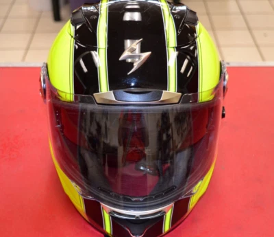 Scorpion EXO 1100 Motorcycle Helmet Dot EXO-1100 XL HighVis Yellow - Image 1 of 4