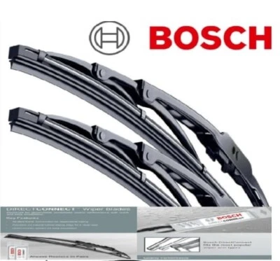 NEW Wiper Blades Bosch Direct Connect for 1991-1997 Toyota Previa 40517 SET OF 2 - Image 1 of 2
