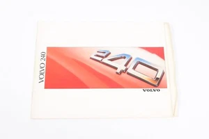 Volvo 240 Original Brochure 1988? pretty good condition + insert - Picture 1 of 3