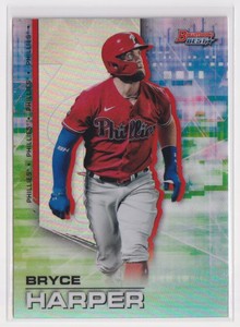 2021 Bowman's Best Bryce Harper #55 Refractor Philadelphia Phillies