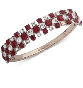$78 Givenchy red crystal banger bracelet F1 - Picture 1 of 10