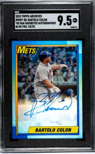Archivos Topps 2023 Bartolo Colon #90FF-BC SGC 9,5 - Imagen 1 de 2