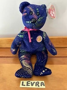 COMET Gorro Bebé del Mes BBOM oso Ty Beanie Baby Babies FOTO REAL - Imagen 1 de 3