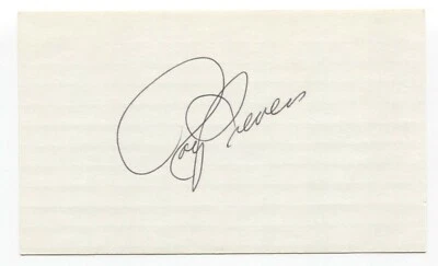 Roy Sievers Signed 3x5 Index Card Baseball Autographed Signature Senators - Image 1 of 2