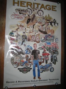 Harley Train Technician Service Knuckle Pan Pala Heritage Chicago OEM 87827-98 - Imagen 1 de 11