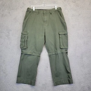 Boy Scouts Of America Switchback Convertible Uniform Pants Youth 36 Green 34X26 - Picture 1 of 18