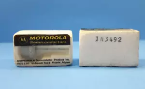 1PC-Zener Diode, 1N3492, MOTOROLA, 1 Phase, 1 Element, 25A, 100V, DO-21 - Picture 1 of 3