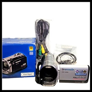 Panasonic HDC-SD60 Handheld High Definition Camcorder 16gb Card Cables Box Siver - Picture 1 of 13