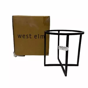 West Elm Toilet Paper Stand Round Bronze NEW 9072763 Spare toilet paper holder J - Picture 1 of 17