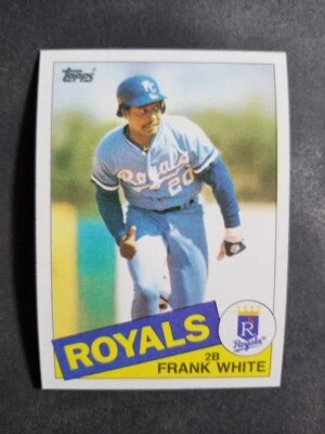 1985 Topps FRANK WHITE card # 743  [card 8] - Image 1 of 2