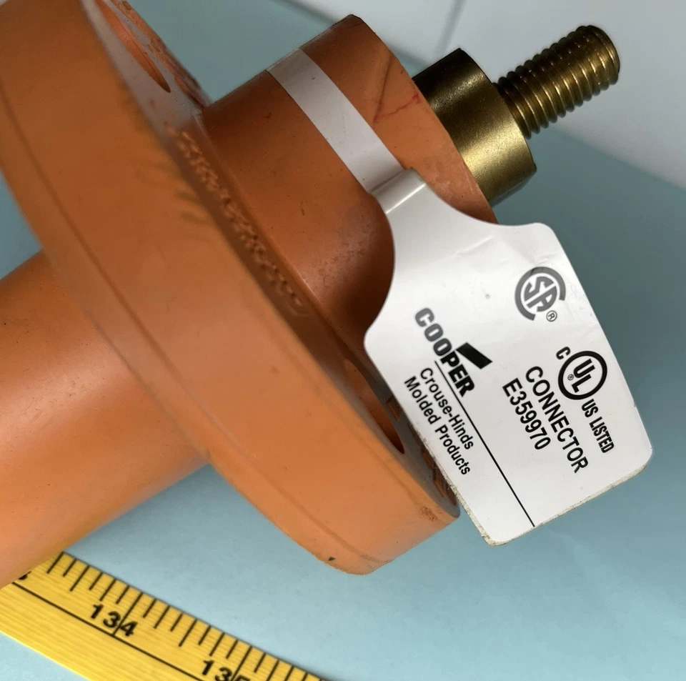 Conjunto de receptáculo hembra Eaton E1017-1631, serie J 90 grados, Crouse Hinds Foto 1 de 4