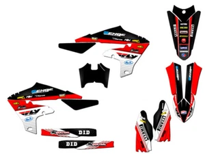 2020-2024 WR 250 F RICOCHET Black Senge Graphics Kit Compatible with Yamaha - Picture 1 of 10