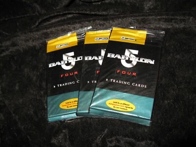 ТРИ (3) SKYBOX BABYLON 5 СЕЗОН 4 УПАКОВКИ В ЗАВОДСКОЙ УПАКОВКЕ  - Изображение 1 из 3