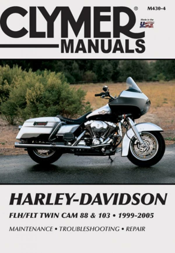 Manual de servicio Clymer M4304 para modelos 1999-05 Harley Davidson FLH/FLT doble cámara Foto 1 de 1