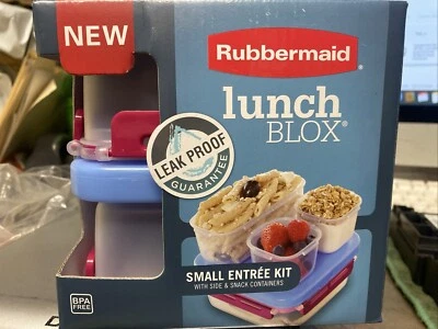 Rubbermaid, Part #7V92, Lunch Blox, Small Entree Kit, W/Side & Snack Containers - Image 1 of 4