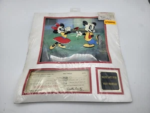 Walter Lantz’s Andy Miranda Panda Power Serigraph Animation Cel Signed Check - Picture 1 of 5