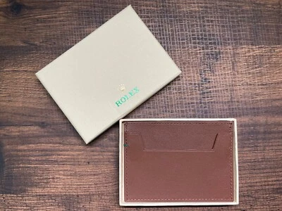 Auténtico Rolex Billetera Portatarjetas de Crédito Genuino Nuevo Foto 1 de 4