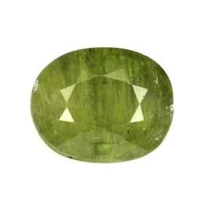 2.49 Cts Esteemed Oval (8 x 7 mm) Natural Unheated Yellowish Green Sapphire Gems - Picture 1 of 5