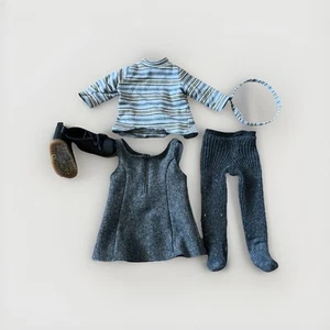Conjunto de jersey escolar gris Pleasant Company AGOT retirado 1996 American Girl - Imagen 1 de 7