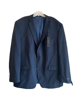 Marc New York por Andrew Marc Azul Marino Casselman Traje Elástico Chaqueta Talla 48 Largo NUEVO Foto 1 de 4