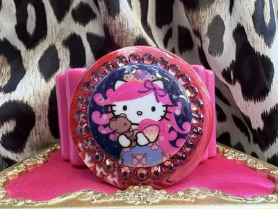 Tarina Tarantino Pink Head Bed Time Nouveau Hello Kitty Bonbon Cuff Bracelet - Image 1 of 4
