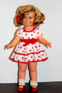 IDEALE PUPPE SHIRLEY TEMPLE ST-14-H-213 16 ZOLL GROSS VINYL ALLES ORIGINAL - Bild 1 von 5