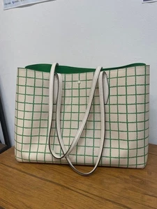 Kate Spade Bag All Day Tennis Check Large Tote Bag Stylish Designer Handbag - Picture 1 of 10