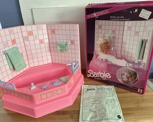 Barbie Beauty Bath 5156 Pink Sparkles Mattel 1990 mit OVP und Anleitung - Bild 1 von 13