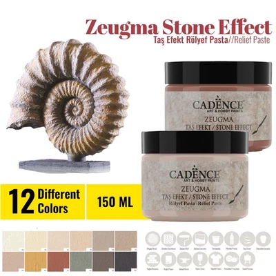 Cadence Zeugma Steineffekt Strukturpaste 150ML - Innen & Außen Deko - Bild 1 von 4