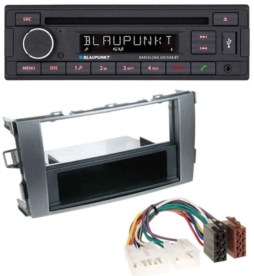 Blaupunkt USB DAB CD Bluetooth MP3 Autoradio für Toyota Auris 07-12 anthrazit-gr - Bild 1 von 4