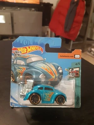 voiture Hot Wheels Mattel 2018 Volkswagen Beetle Vw Tooned  - Photo 1/2