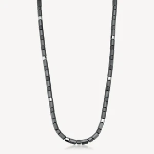 BROSWAY RIPTIDE COLLANA DA UOMO IN ACCIAIO SATINATO NERO A MAGLIA BTD049 (4919) - Imagen 1 de 4