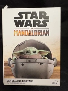 2021 Star Wars The Mandalorian Baby Yoda Grogu Season’s Greetings 1oz Silber - Bild 1 von 7